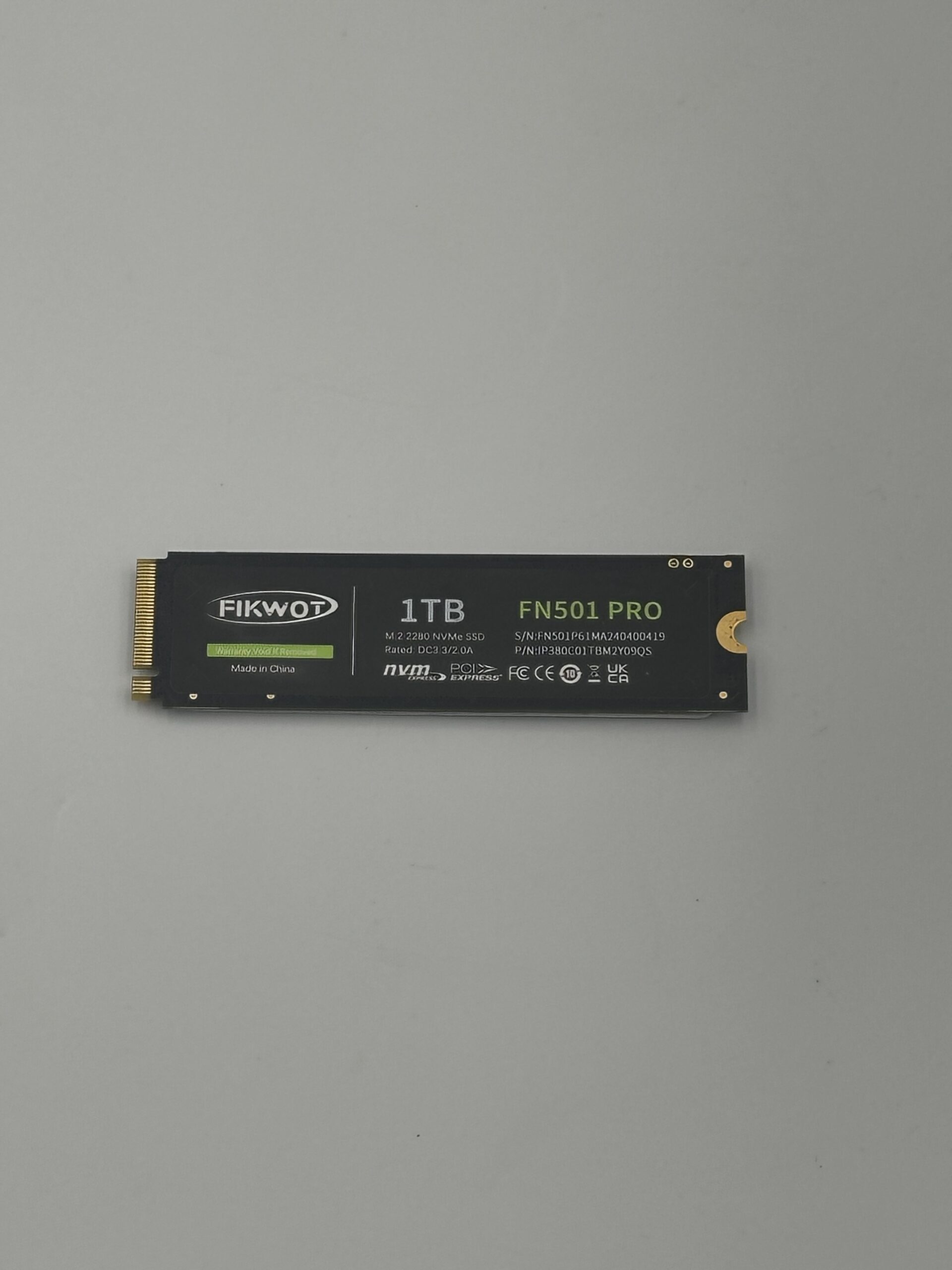 FIKWOT FN501 PRO 1 TB SSD Refurbished Very Good